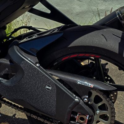 KAWASAKI ZX6R Carbon Fiber Chain Cover