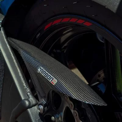 KAWASAKI ZX6R Carbon Fiber Chain Cover