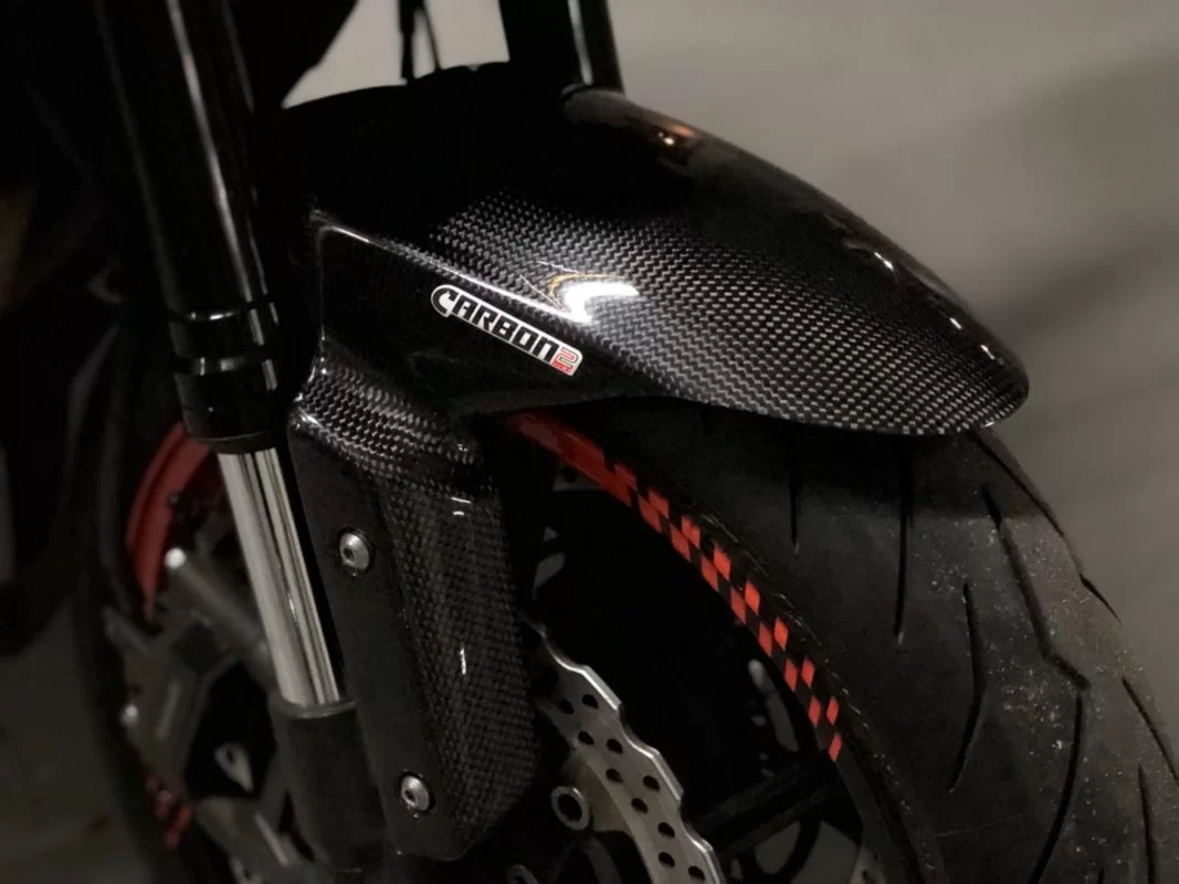 KAWASAKI ZX6R 20092020 Carbon Fiber Front Fender