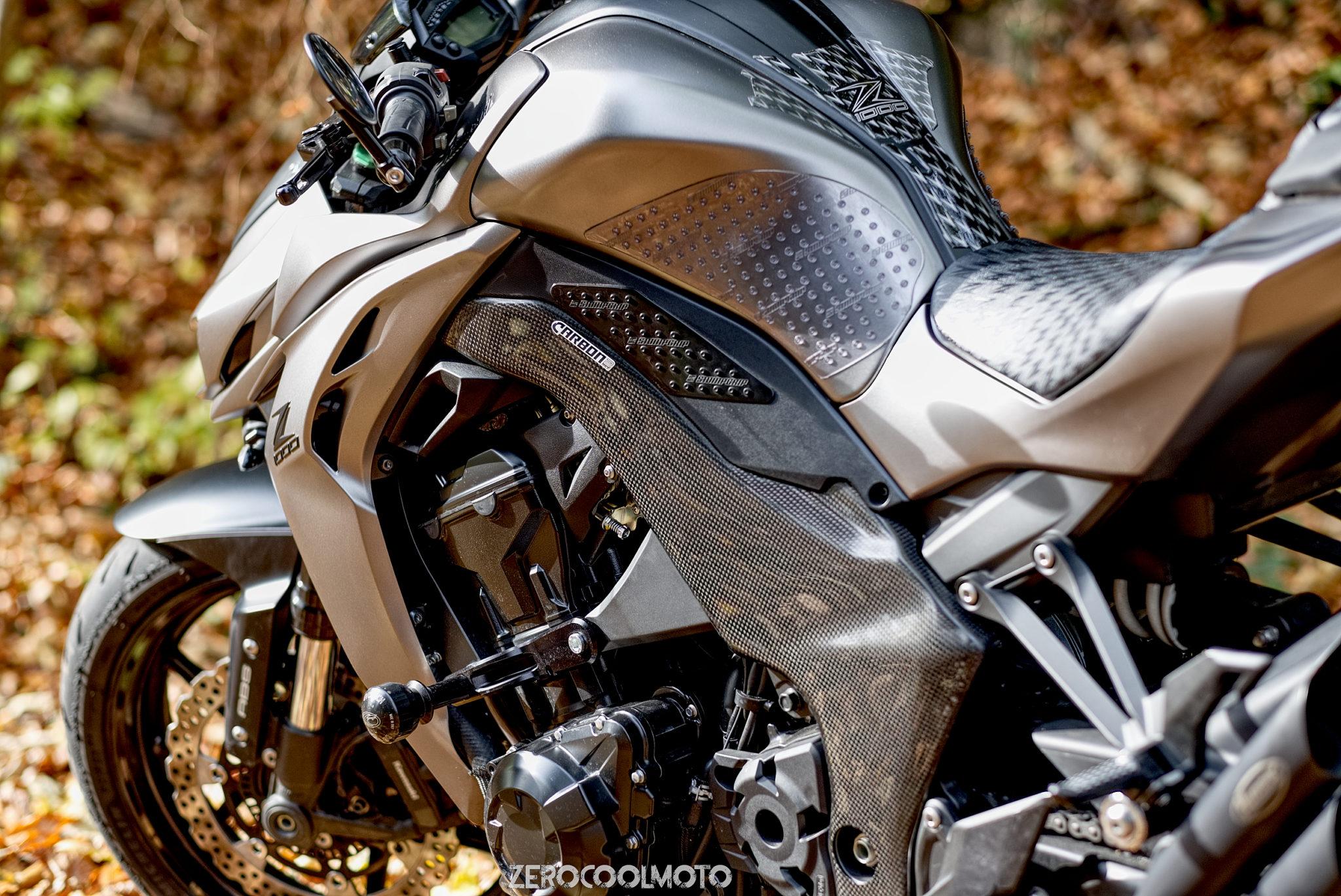 Labelbike Adesivo 3D Protezione Zona Chiave Per KAWASAKI Z1000 (dal 2014) - Made In Italy