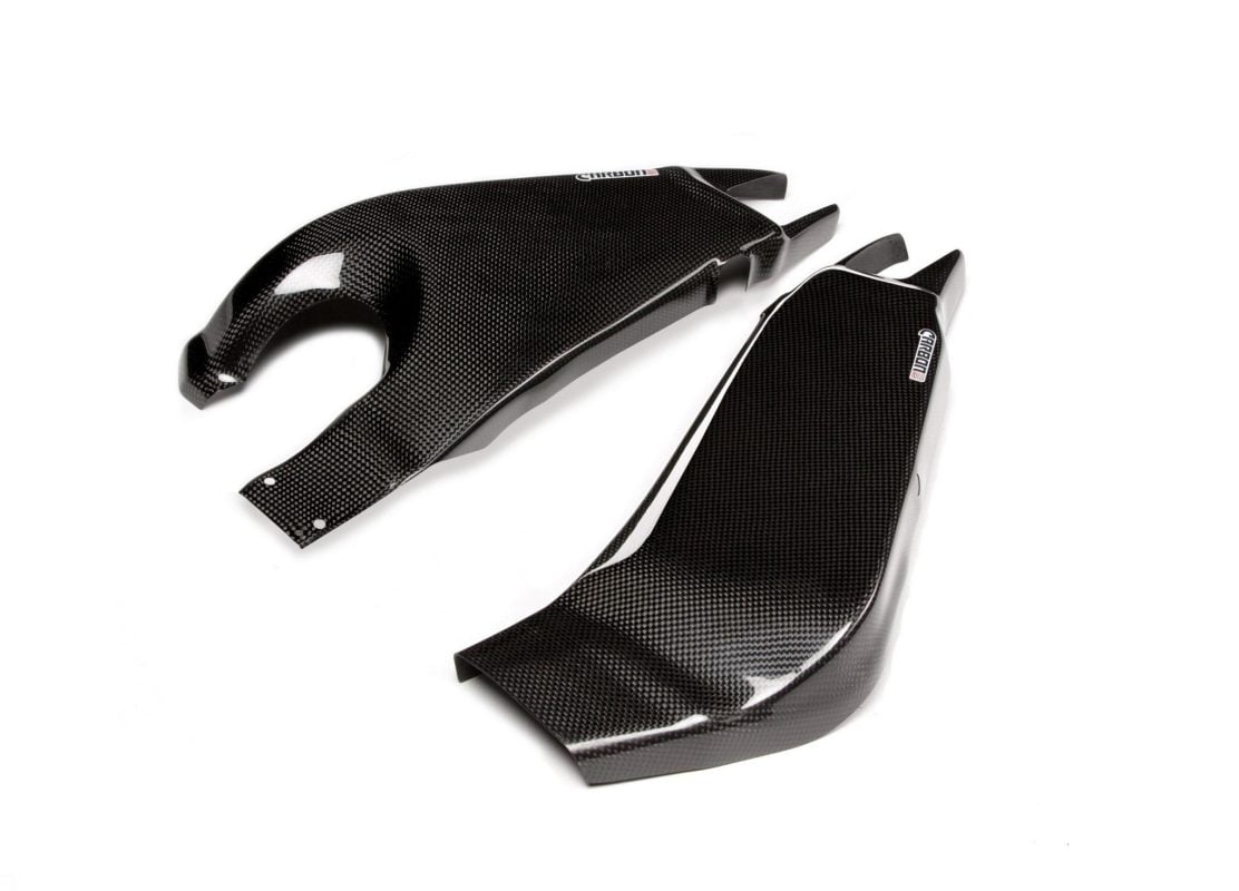 Kawasaki ZX6R 20092023 Carbon Fiber Swingarm Covers