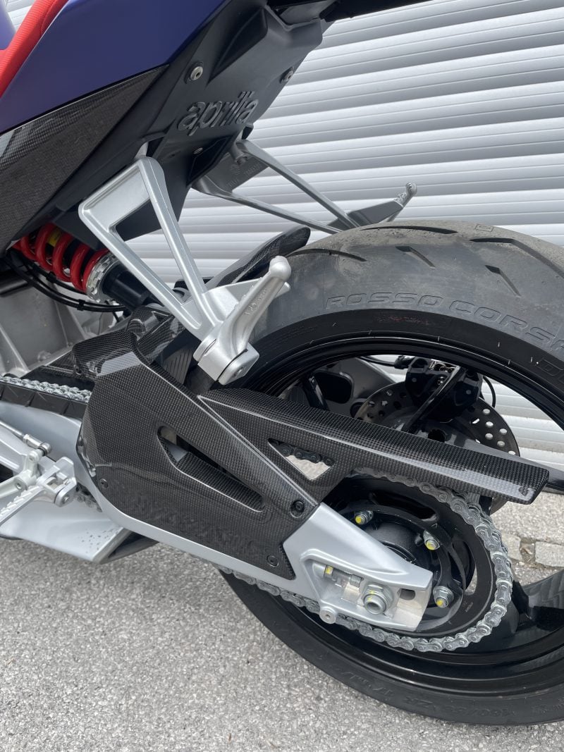 APRILIA RS660 Carbon Fiber Swingarm Cover