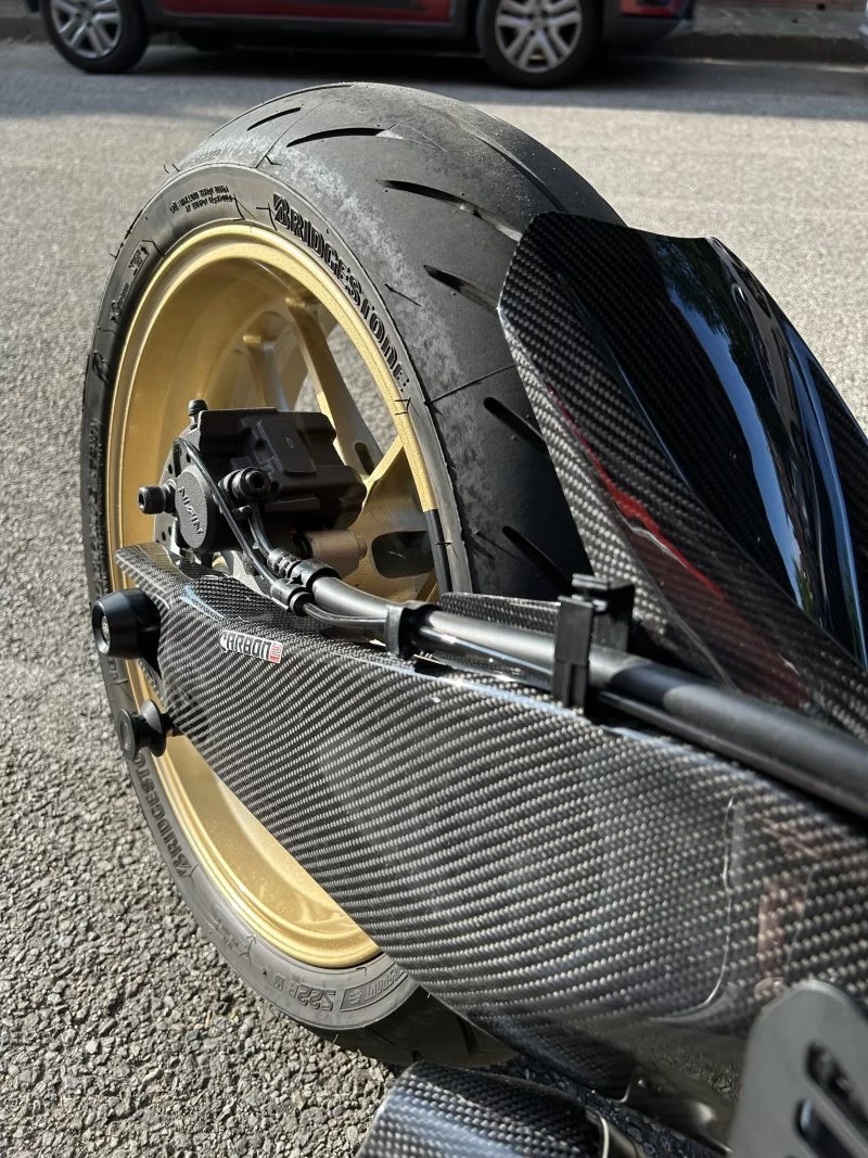 YAMAHA XSR900 Carbon Fiber Swingarm Covers