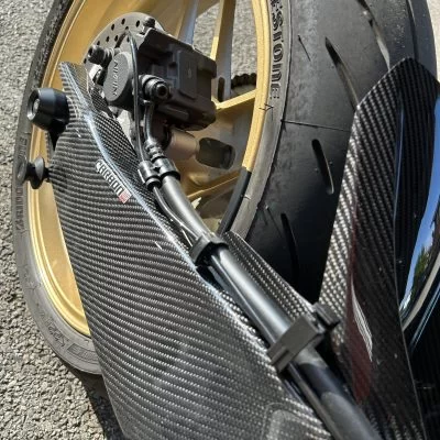 YAMAHA XSR900 Carbon Fiber Swingarm Covers