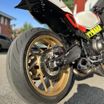 YAMAHA XSR900 Carbon Fiber Swingarm Covers
