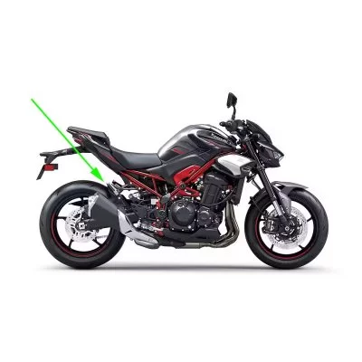 KAWASAKI Z900 2016-2025 Carbon Fiber Rear Hugger